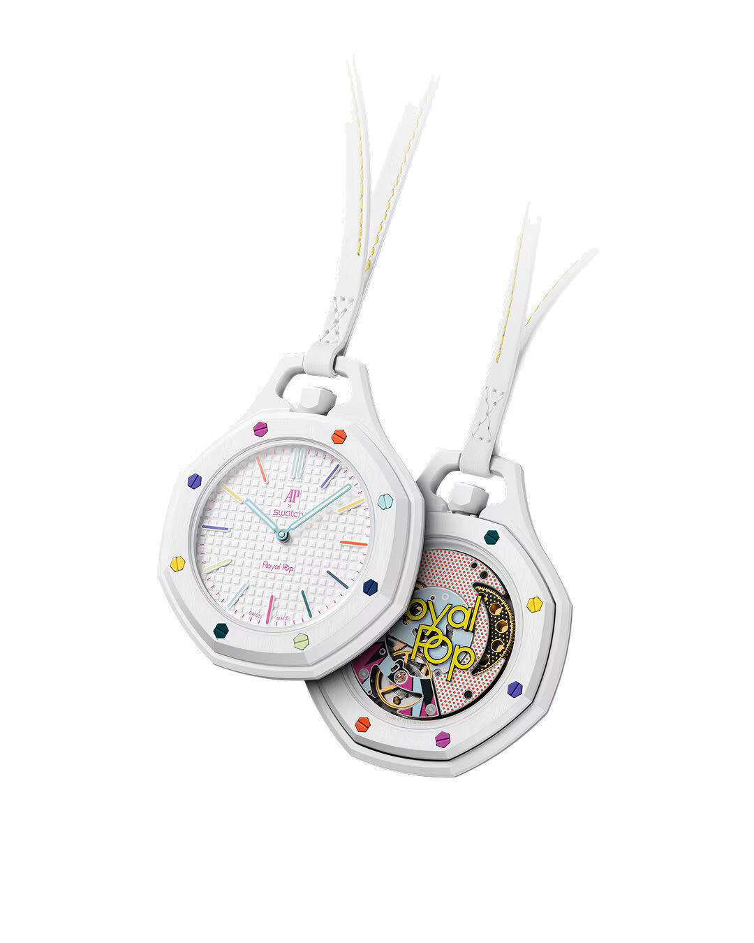 AP® x Swatch® Royal Pop Watch - HUIT BLANC