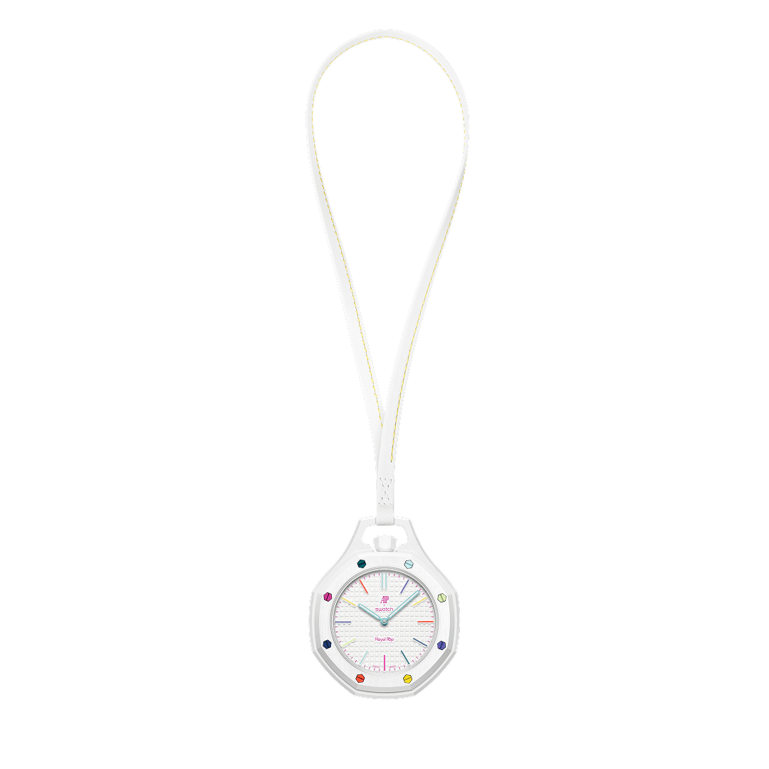 AP® x Swatch® Royal Pop Watch - HUIT BLANC