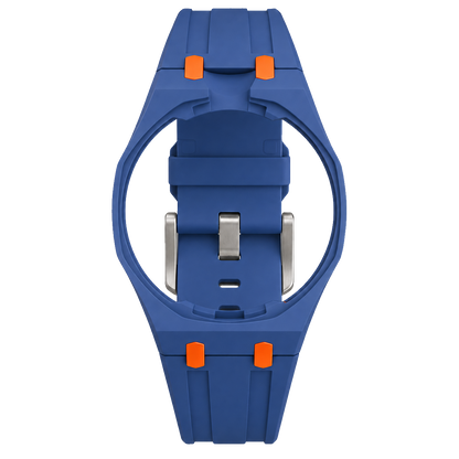 Silicone Bracelet | Blue & Orange