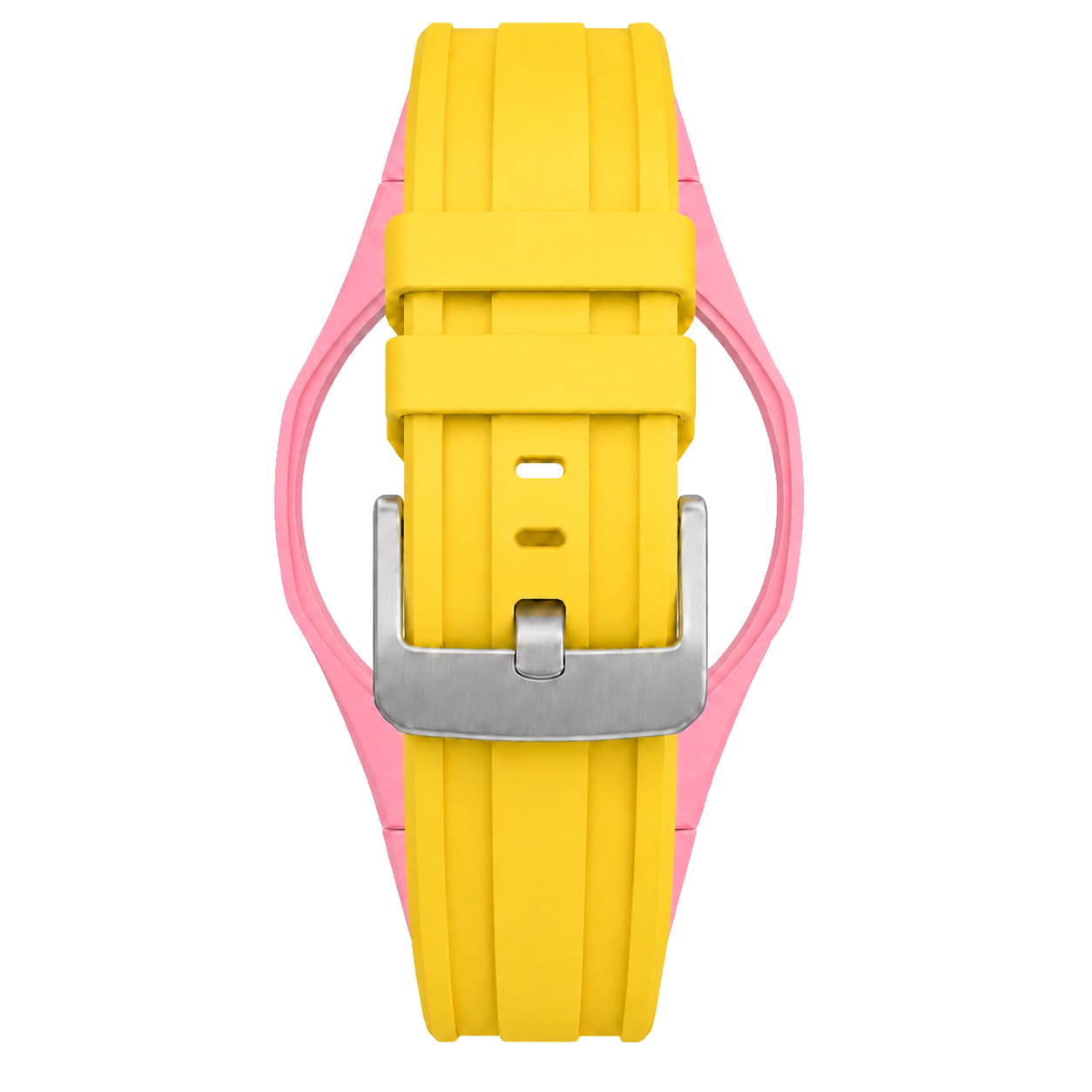 Silicone Bracelet | Pink & Yellow