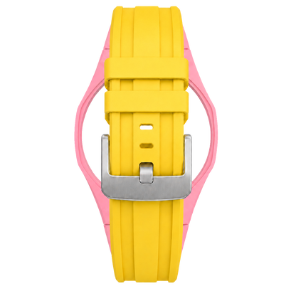 Silicone Bracelet | Pink & Yellow